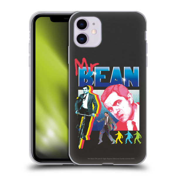 Mr. Bean Graphic Art Bike Soft Gel Case for Apple iPhone 11
