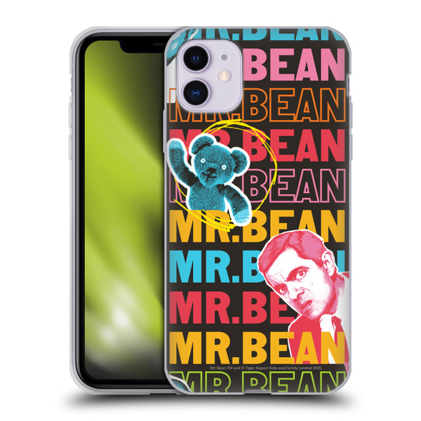 Mr. Bean Graphic Art With Teddy Soft Gel Case for Apple iPhone 11