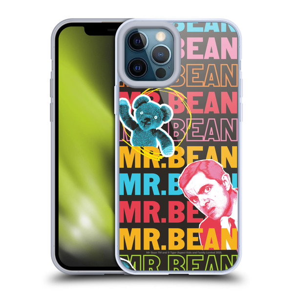 Mr. Bean Graphic Art With Teddy Soft Gel Case for Apple iPhone 12 Pro Max