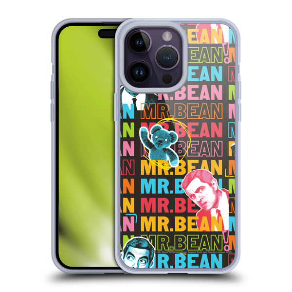 Mr. Bean Graphic Art With Teddy Soft Gel Case for Apple iPhone 14 Pro Max