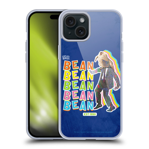 Mr. Bean Graphic Art Turkey Soft Gel Case for Apple iPhone 15 Plus