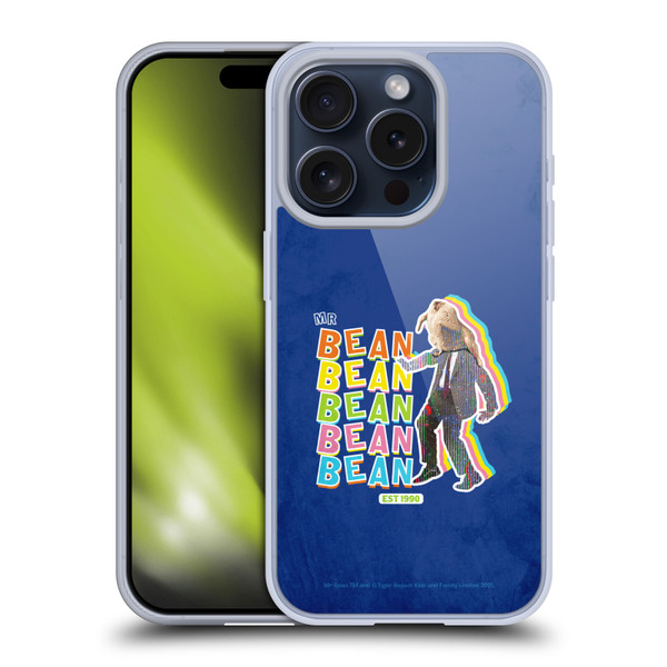 Mr. Bean Graphic Art Turkey Soft Gel Case for Apple iPhone 15 Pro