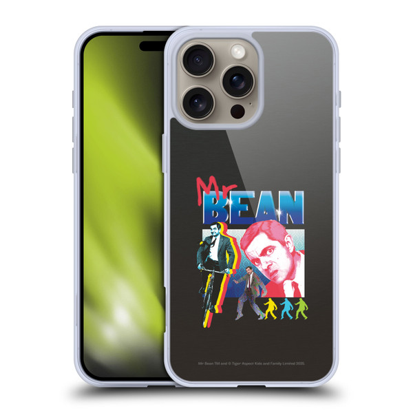 Mr. Bean Graphic Art Bike Soft Gel Case for Apple iPhone 16 Pro Max