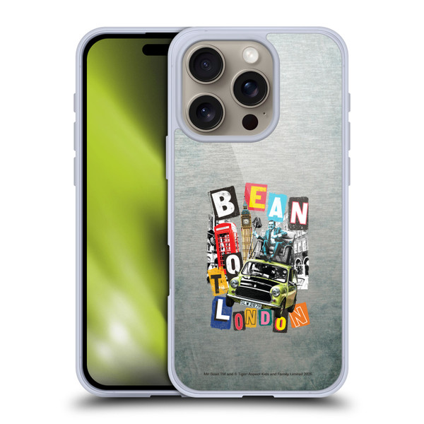 Mr. Bean Graphic Art Bean To London Soft Gel Case for Apple iPhone 16 Pro
