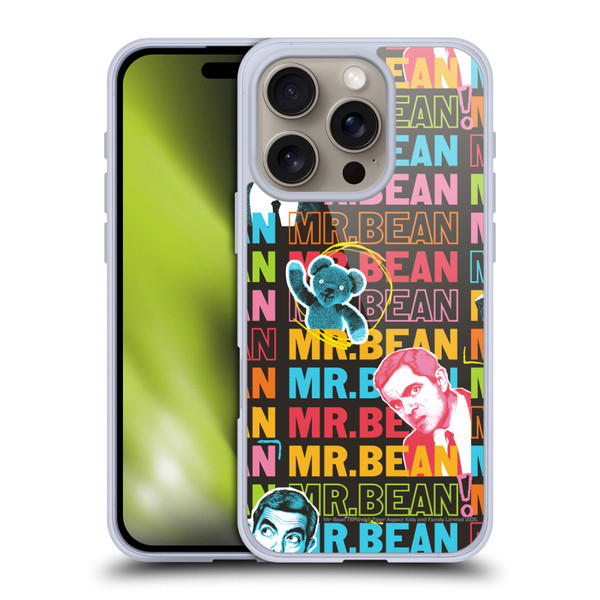 Mr. Bean Graphic Art With Teddy Soft Gel Case for Apple iPhone 16 Pro