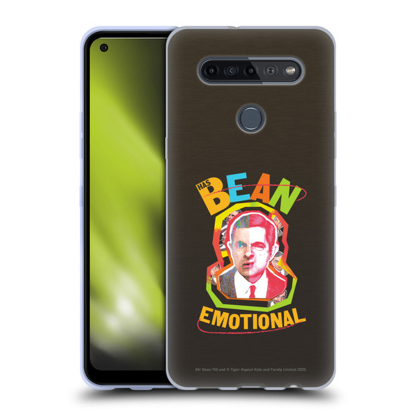 Mr. Bean Graphic Art Bean Emotional Soft Gel Case for LG K51S