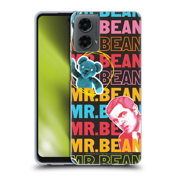 Mr. Bean Graphic Art With Teddy Soft Gel Case for Motorola Moto G (2024) Mr. Bean Graphic Art With Teddy Soft Gel Case for Motorola Moto G (2024)