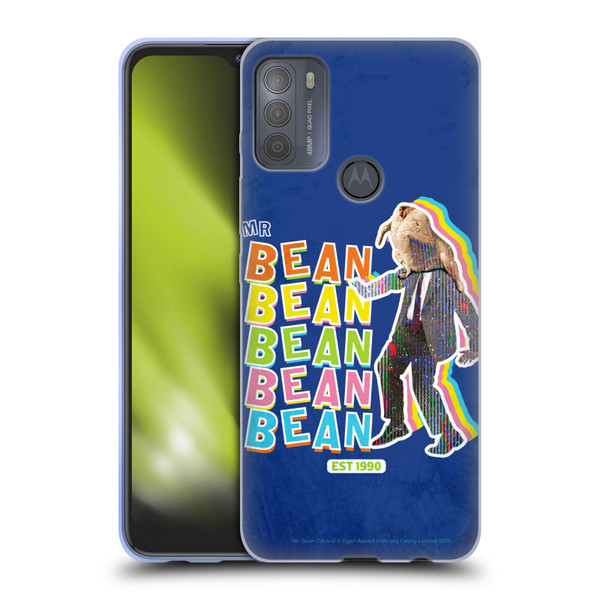 Mr. Bean Graphic Art Turkey Soft Gel Case for Motorola Moto G50