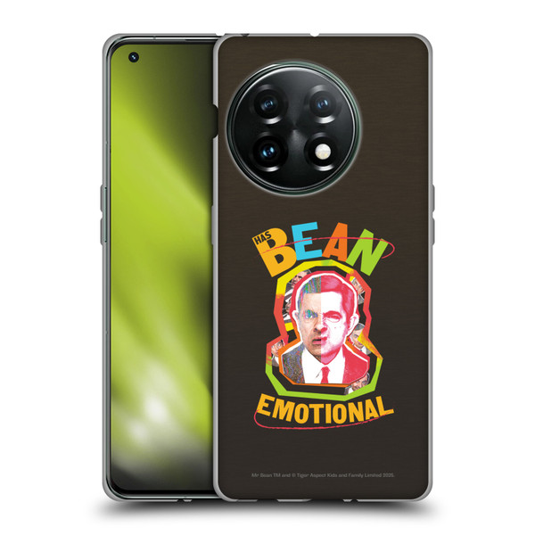 Mr. Bean Graphic Art Bean Emotional Soft Gel Case for OnePlus 11 5G