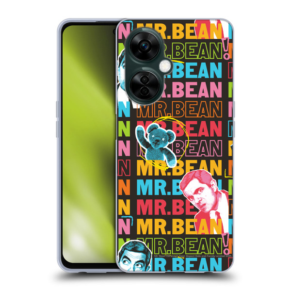 Mr. Bean Graphic Art With Teddy Soft Gel Case for OnePlus Nord N30