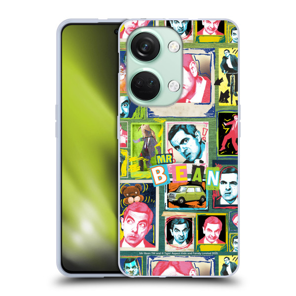 Mr. Bean Graphic Art Collage Soft Gel Case for OnePlus Nord 3 5G
