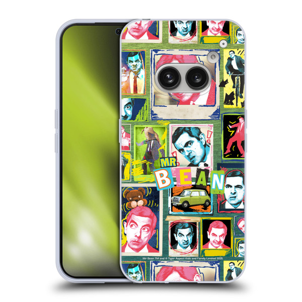 Mr. Bean Graphic Art Collage Soft Gel Case for Nothing Phone (2a)