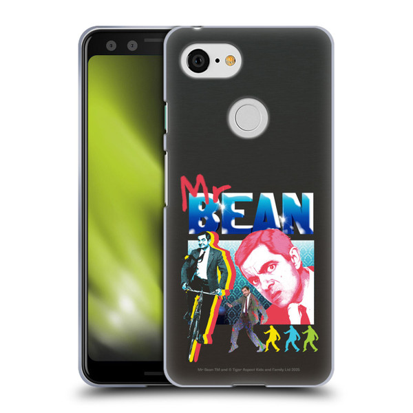 Mr. Bean Graphic Art Bike Soft Gel Case for Google Pixel 3