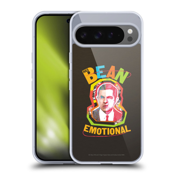 Mr. Bean Graphic Art Bean Emotional Soft Gel Case for Google Pixel 9 Pro XL