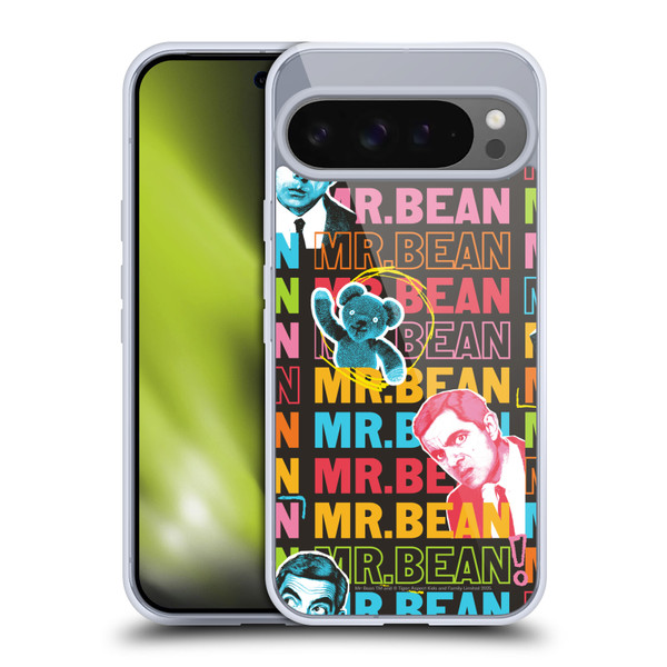 Mr. Bean Graphic Art With Teddy Soft Gel Case for Google Pixel 9 Pro XL