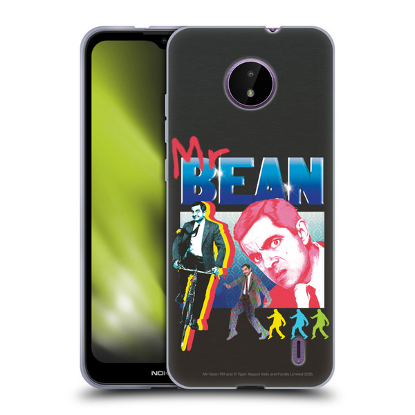 Mr. Bean Graphic Art Bike Soft Gel Case for Nokia C10 / C20
