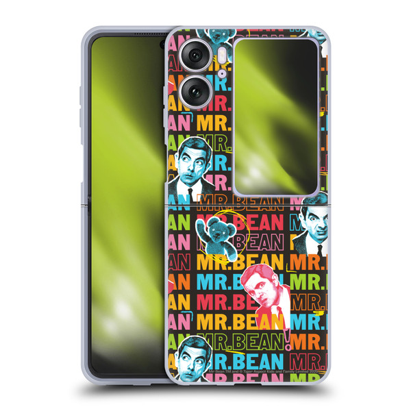 Mr. Bean Graphic Art With Teddy Soft Gel Case for OPPO Find N2 Flip