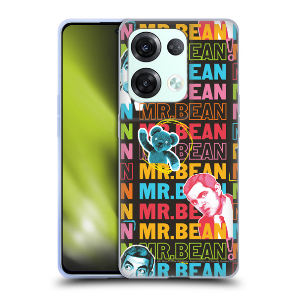 Mr. Bean Graphic Art With Teddy Soft Gel Case for OPPO Reno8 Pro