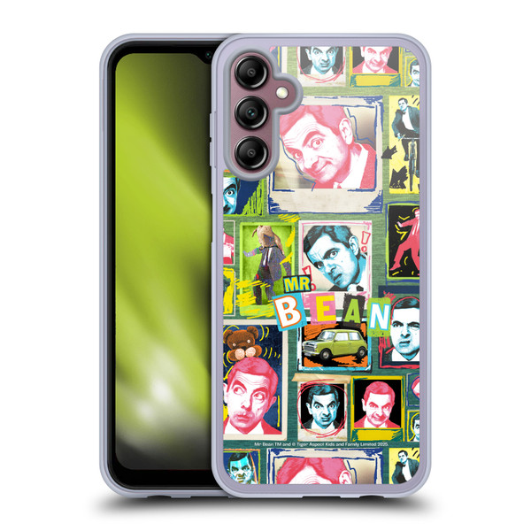 Mr. Bean Graphic Art Collage Soft Gel Case for Samsung Galaxy A14 5G