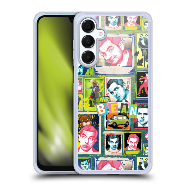 Mr. Bean Graphic Art Collage Soft Gel Case for Samsung Galaxy A16 5G