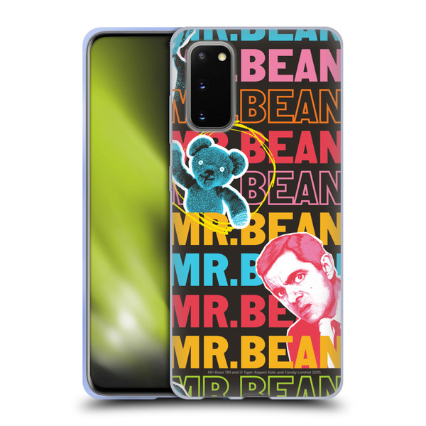 Mr. Bean Graphic Art With Teddy Soft Gel Case for Samsung Galaxy S20 / S20 5G