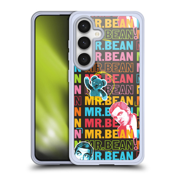 Mr. Bean Graphic Art With Teddy Soft Gel Case for Samsung Galaxy S24 5G