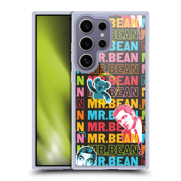 Mr. Bean Graphic Art With Teddy Soft Gel Case for Samsung Galaxy S25 Ultra