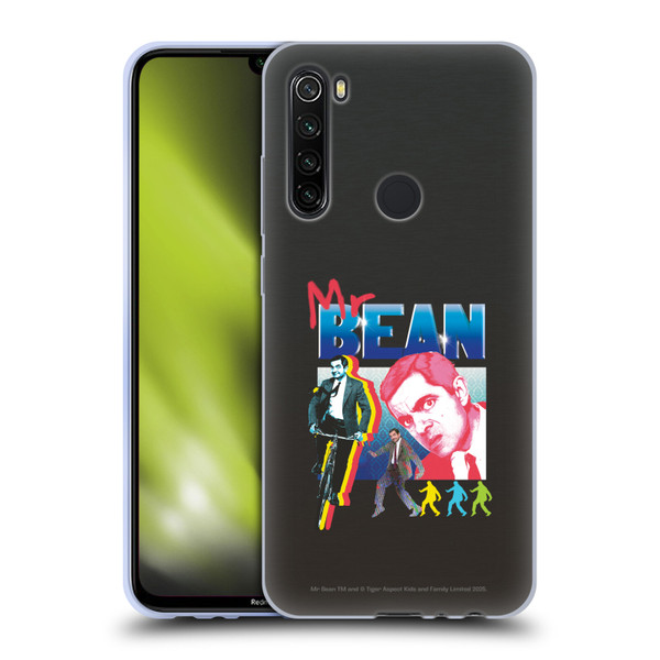 Mr. Bean Graphic Art Bike Soft Gel Case for Xiaomi Redmi Note 8T