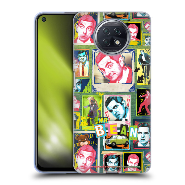 Mr. Bean Graphic Art Collage Soft Gel Case for Xiaomi Redmi Note 9T 5G