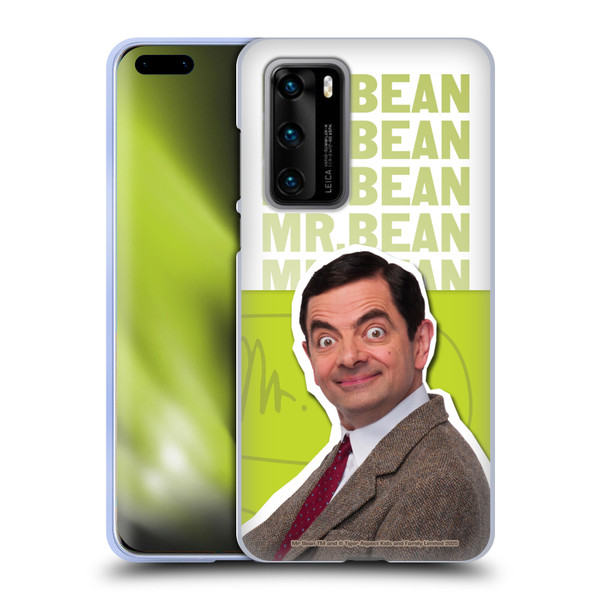 Mr. Bean Key Art Portrait Soft Gel Case for Huawei P40 5G
