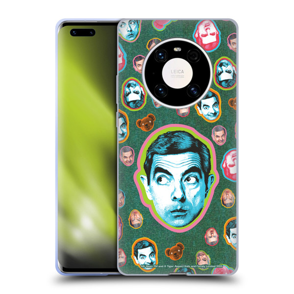 Mr. Bean Key Art Collage Soft Gel Case for Huawei Mate 40 Pro 5G