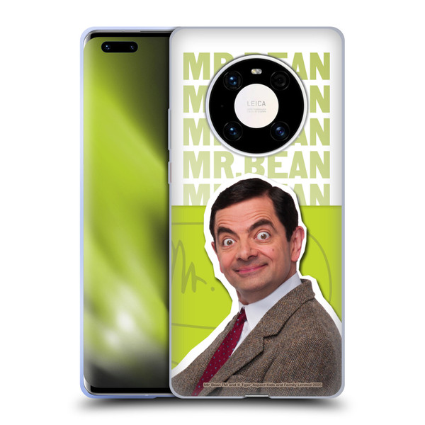 Mr. Bean Key Art Portrait Soft Gel Case for Huawei Mate 40 Pro 5G