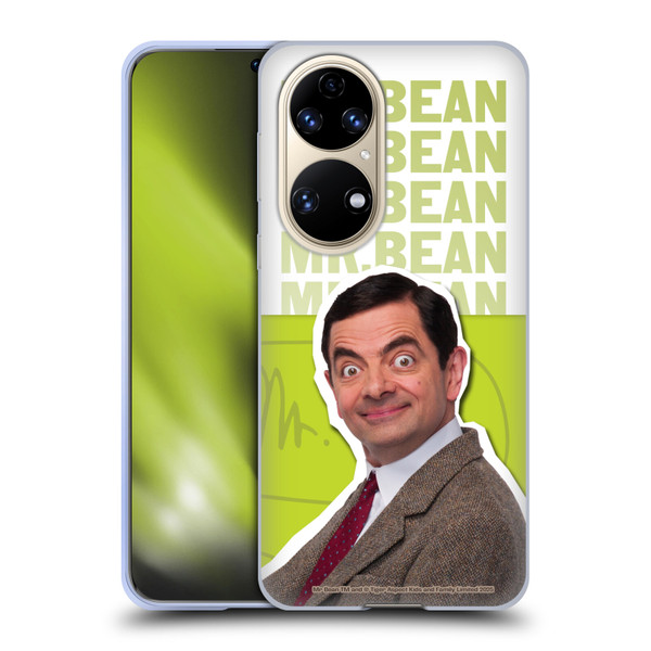 Mr. Bean Key Art Portrait Soft Gel Case for Huawei P50