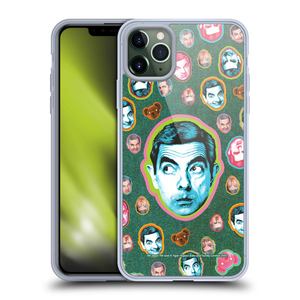 Mr. Bean Key Art Collage Soft Gel Case for Apple iPhone 11 Pro Max