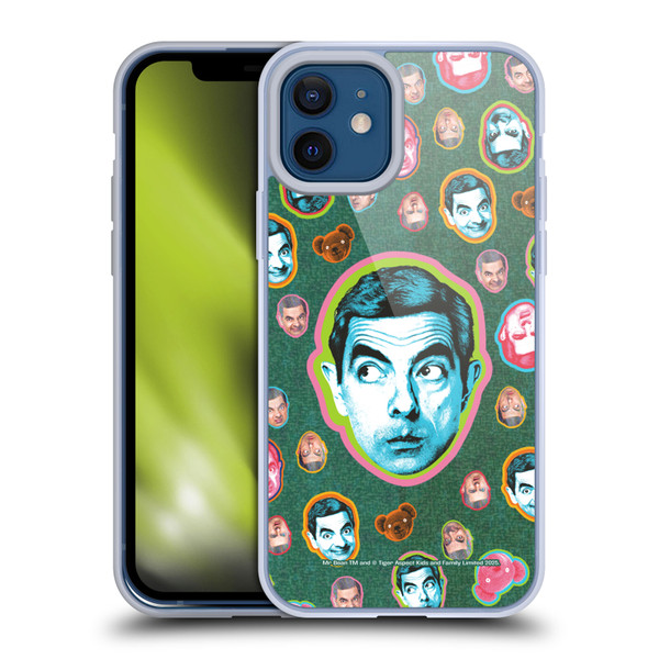 Mr. Bean Key Art Collage Soft Gel Case for Apple iPhone 12 / iPhone 12 Pro