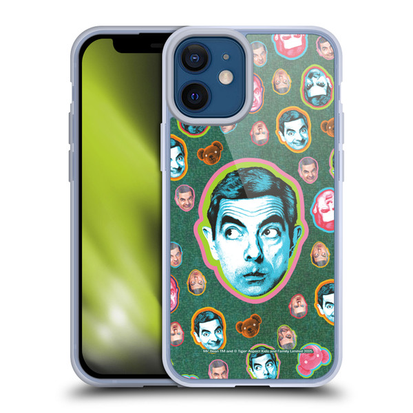 Mr. Bean Key Art Collage Soft Gel Case for Apple iPhone 12 Mini