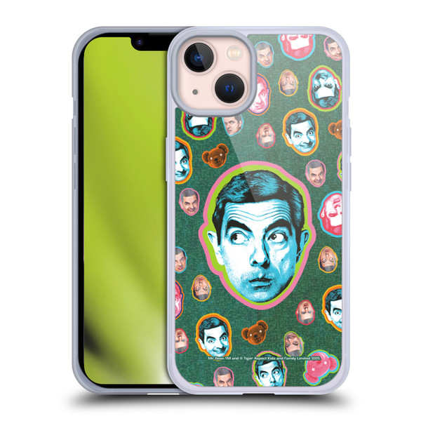 Mr. Bean Key Art Collage Soft Gel Case for Apple iPhone 13