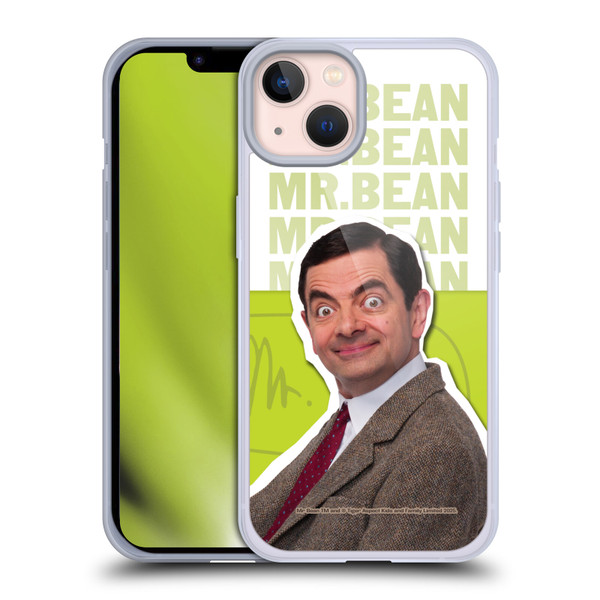 Mr. Bean Key Art Portrait Soft Gel Case for Apple iPhone 13