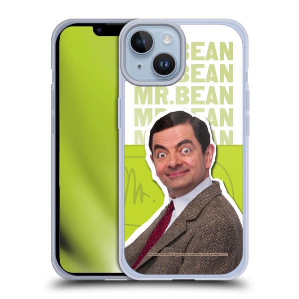 Mr. Bean Key Art Portrait Soft Gel Case for Apple iPhone 14