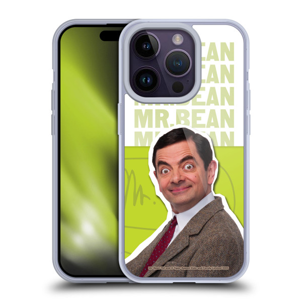 Mr. Bean Key Art Portrait Soft Gel Case for Apple iPhone 14 Pro