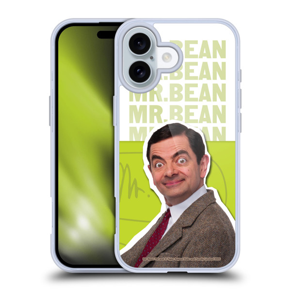 Mr. Bean Key Art Portrait Soft Gel Case for Apple iPhone 16
