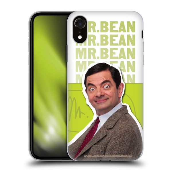 Mr. Bean Key Art Portrait Soft Gel Case for Apple iPhone XR