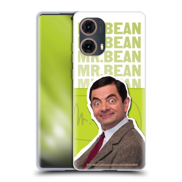 Mr. Bean Key Art Portrait Soft Gel Case for Motorola Moto G85