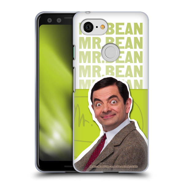 Mr. Bean Key Art Portrait Soft Gel Case for Google Pixel 3