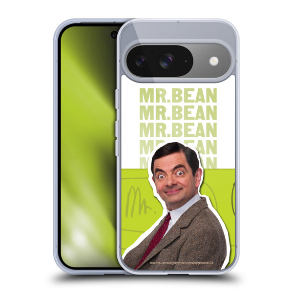 Mr. Bean Key Art Portrait Soft Gel Case for Google Pixel 9 / Pixel 9 Pro