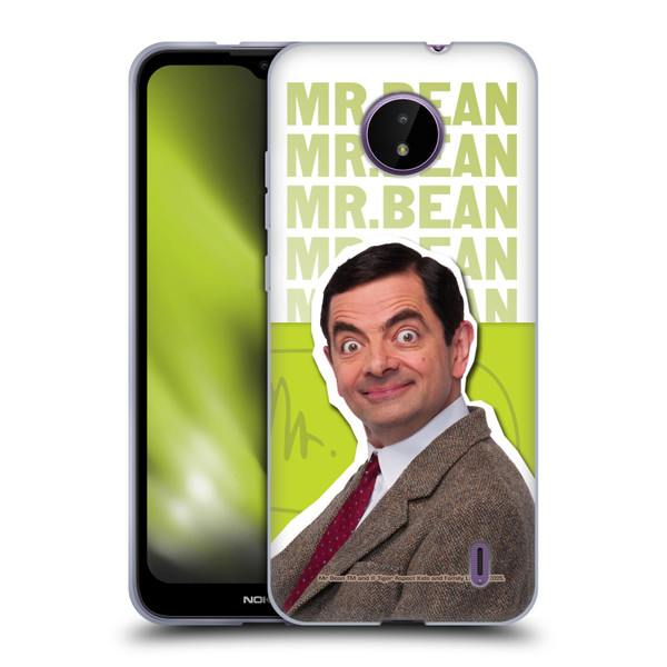 Mr. Bean Key Art Portrait Soft Gel Case for Nokia C10 / C20