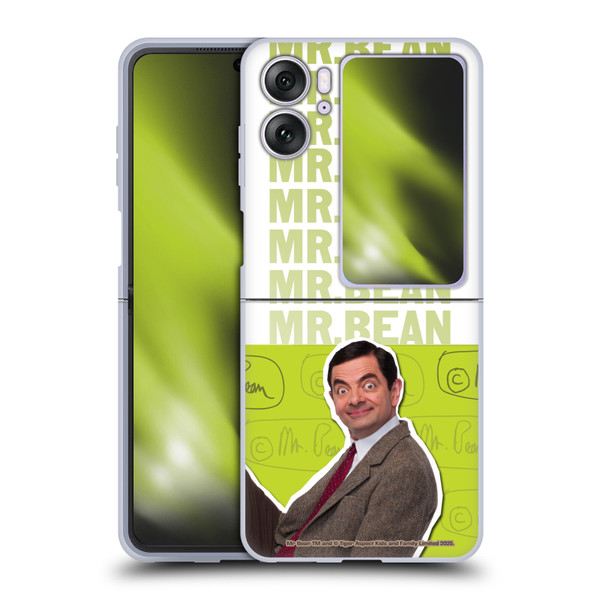 Mr. Bean Key Art Portrait Soft Gel Case for OPPO Find N2 Flip