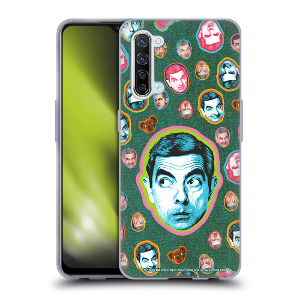 Mr. Bean Key Art Collage Soft Gel Case for OPPO Find X2 Lite 5G