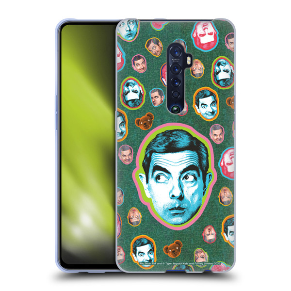 Mr. Bean Key Art Collage Soft Gel Case for OPPO Reno 2