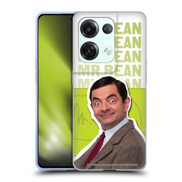 Mr. Bean Key Art Portrait Soft Gel Case for OPPO Reno8 Pro